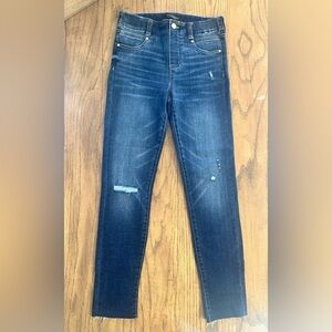 Liverpool Gia Glider Skinny Jeans Medium Dark Wash size 2/26